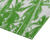 Palmbomen in een geposteriseerd ontwerp snijplank (Hoek)