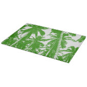 Palmbomen in een geposteriseerd ontwerp snijplank (Hoek)