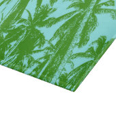 Palmbomen in een geposteriseerd ontwerp snijplank (Hoek)