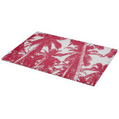 Palmbomen in een geposteriseerd ontwerp snijplank (Hoek)