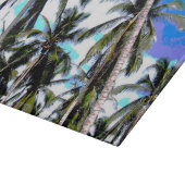 Palmbomen in een geposteriseerd ontwerp snijplank (Hoek)