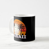 palmbomen in Hawaï Koffiemok (Voorkant links)