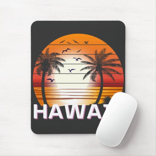 palmbomen in Hawaï Muismat (Met muis)