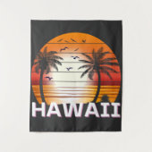  palmbomen in Hawaï Wandkleed (Voorkant)