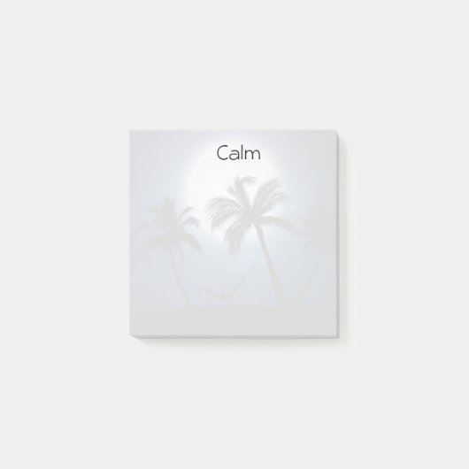 Palmbomen in het maanlicht post-it® notes (Voorkant)