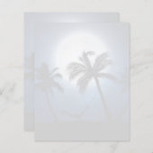 Palmbomen in het moonlicht (Voorkant / Achterkant)