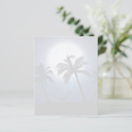 Palmbomen in het moonlicht (Staand voorkant)