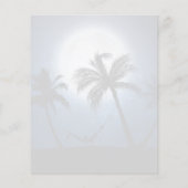 Palmbomen in het moonlicht (Achterkant)