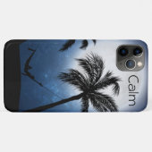 Palmbomen in het moonlicht Case-Mate iPhone case (Achterkant (horizontaal))