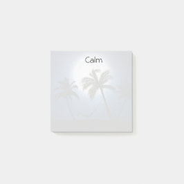 Palmbomen in het moonlicht post-it® notes