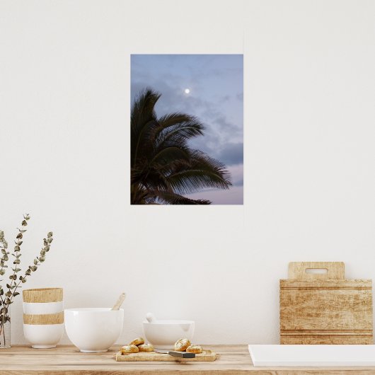 Palmbomen in het Paradijs Poster (Keuken)