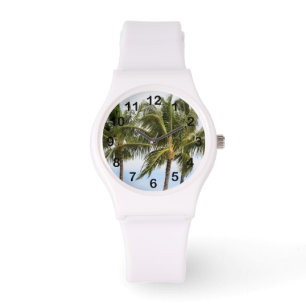 Palmbomen in Kauai Horloge