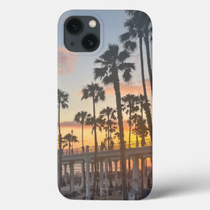 Palmbomen in Oceanside California Sunset Case-Mate iPhone Case