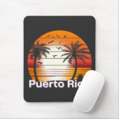  palmbomen in Puerto Rico Summer Beach Muismat (Met muis)