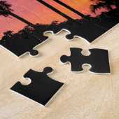 Palmbomen in silhouet, Hawaï Legpuzzel (Zijkant)