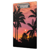 Palmbomen in silhouet, Hawaii Klembord (Links)