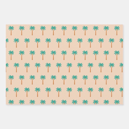 Palmbomen Inpakpapier Vel (Voorkant 3)