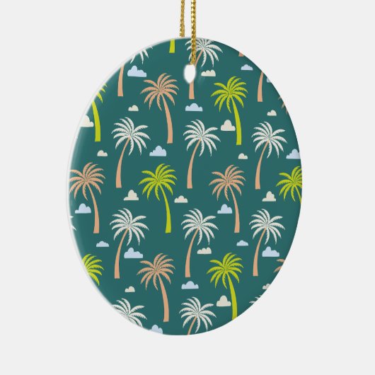 Palmbomen Keramisch Ornament (Rechts)