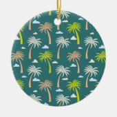 Palmbomen Keramisch Ornament (Voorkant)