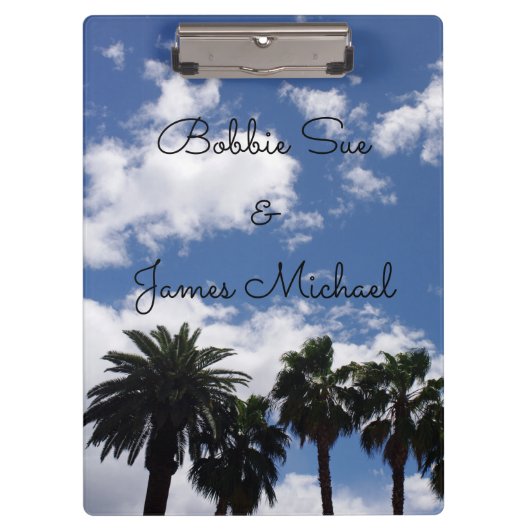 Palmbomen Klembord (Voorkant)