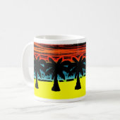 palmbomen koffiemok (Voorkant links)