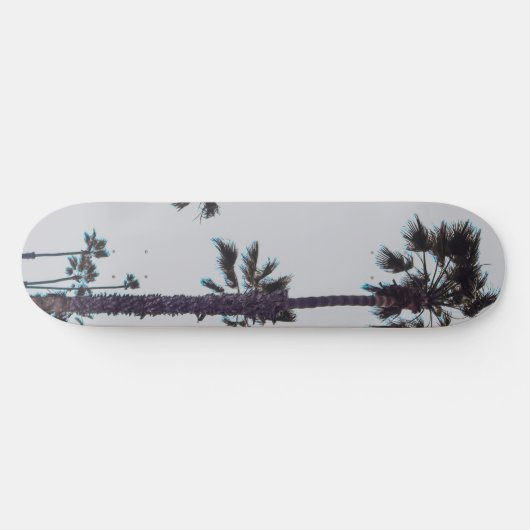 palmbomen langs de oceaan persoonlijk skateboard (Horizontaal)