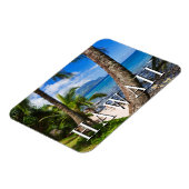 Palmbomen langs Hideaways Beach Magneet (Linkerzijde)