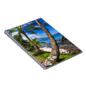 Palmbomen langs Hideaways Beach Notitieboek (Rechterzijde)