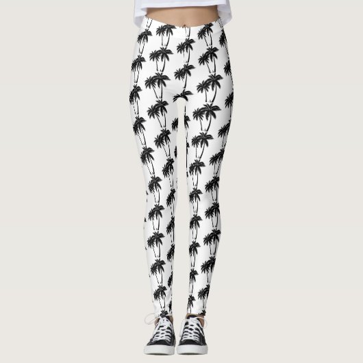Palmbomen leggings (Voorkant)
