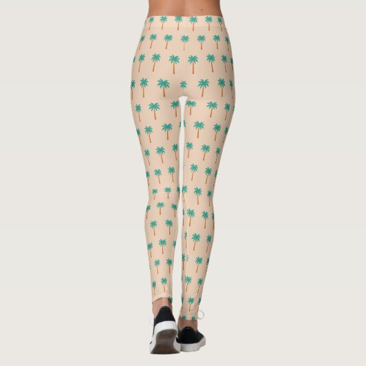 Palmbomen Leggings (Achterkant)