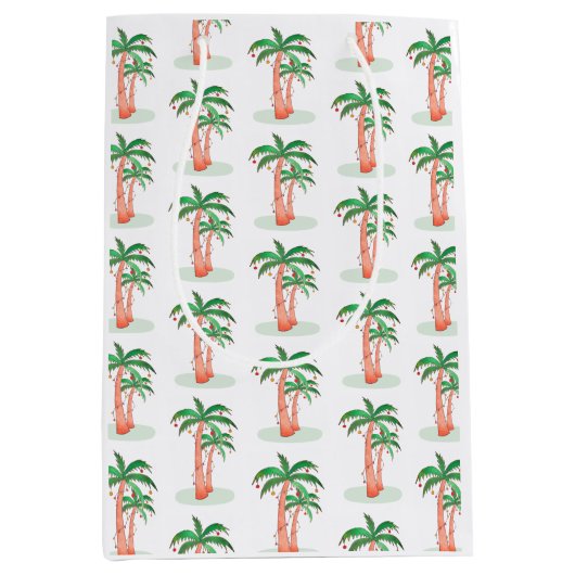Palmbomen Medium Cadeauzakje (Voorkant)
