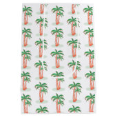 Palmbomen Medium Cadeauzakje (Achterkant)