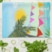 Palmbomen met handdoeken voor Bunting en Sun (Gevouwen)