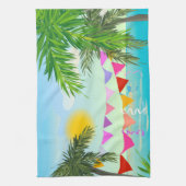 Palmbomen met handdoeken voor Bunting en Sun (Verticaal)