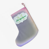 palmbomen met lampjes kleine kerstsok (Achterkant (Hangend))