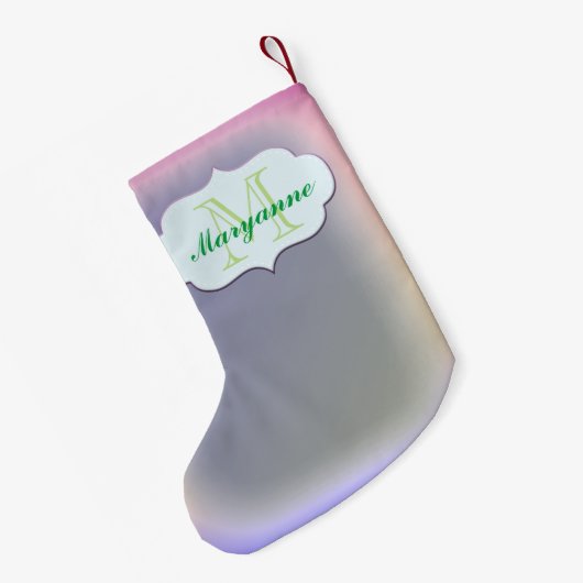 palmbomen met lampjes kleine kerstsok (Achterkant (Hangend))