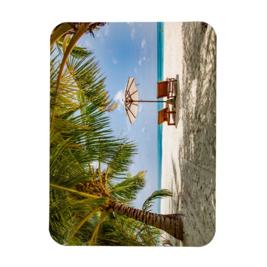 Palmbomen | Moody Sky Magneet (Verticaal)