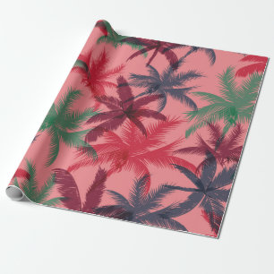 Palmbomen naadloos cadeaupapier