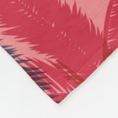 Palmbomen naadloos fleece deken (Hoek)