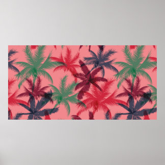 Palmbomen naadloos poster