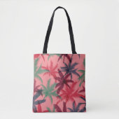 Palmbomen naadloos tote bag (Voorkant)