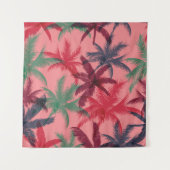 Palmbomen naadloos wandkleed (Voorkant)