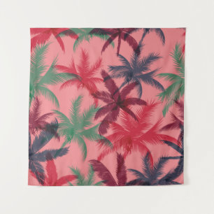 Palmbomen naadloos wandkleed