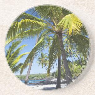 Palmbomen, Nationaal Historisch Park Pu'uhonua o Zandsteen Onderzetter