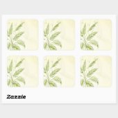 Palmbomen op Bamboe Bos | Sticker Seal (Vel)