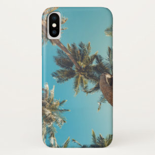 Palmbomen op de Vintage van het tropische strand Case-Mate iPhone Case
