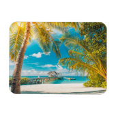 Palmbomen op de zon magneet (Horizontaal)