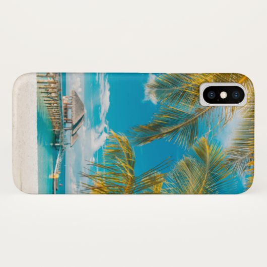 Palmbomen op een mooie zonsondergang Case-Mate iPhone case (Achterkant (horizontaal))