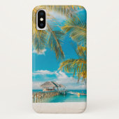 Palmbomen op een mooie zonsondergang Case-Mate iPhone case (Achterkant)