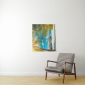 Palmbomen op een mooie zonsondergang wandkleed (In situ)